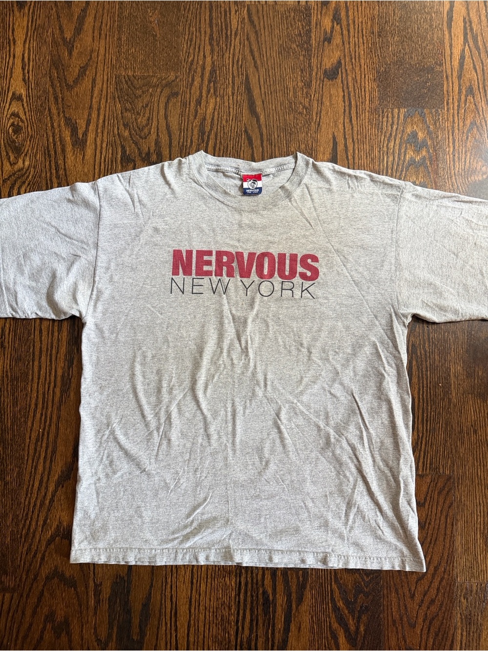 **RARE** 90s Nervous NY Records Promo DJ Tee Size XXL